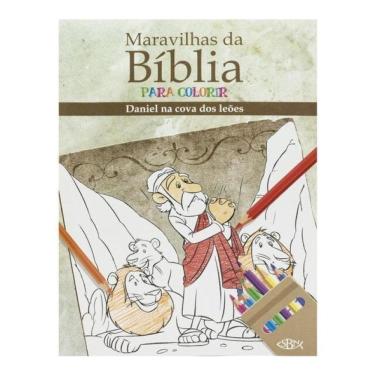 Imagem de Maravilhas Da Bíblia Para Colorir: Daniel Na Cova Dos Leões