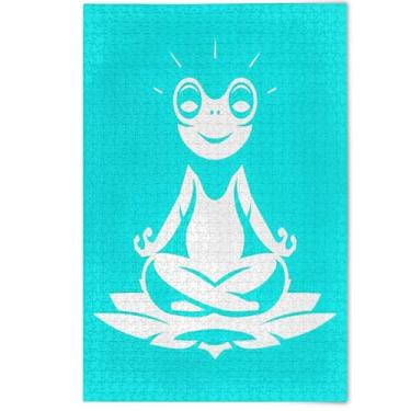 Imagem de Quebra-cabeças para adultos, 500 peças, jogo familiar, decoração de casa, bule, sapo, branco, desenho animado, paisagem, quebra-cabeça, família, presentes, 500 peças, 52 x 37,8 cm