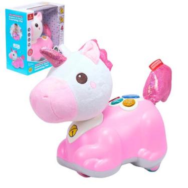 Imagem de Brinquedo Unicórnio Hora De Ninar Com Luz E Som - Castela - Castela Br