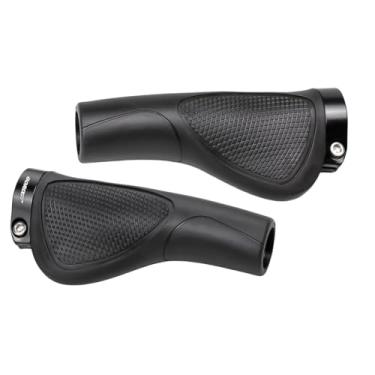 Imagem de GORIX Bicicleta Ergo Grips (Long133mm/Short92mm) TPE Lock On Fatigue-Reducing Handlebar Mountain Bicycle (GQZ-COMF) (Long: 133mm)