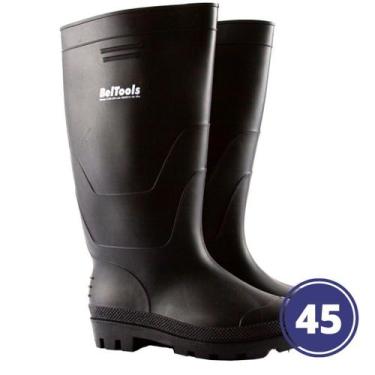 Imagem de Bota Borracha Galocha Impermeavel 45 Cano Longo Beltools, 45