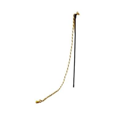 Imagem de Brinquedo Interativo Para Gatos Com Pena, Fita De Cetim E Varinha De S