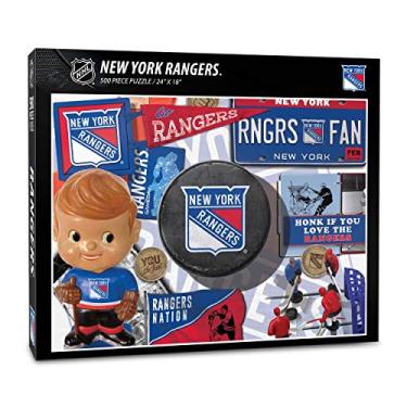 Imagem de YouTheFan Quebra-cabeça NHL New York Rangers série retrô - 500 peças