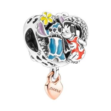 Imagem de Pingente De Charme De Prata 925 Da Disney Mickey Minnie Elefante Para 