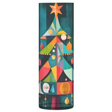 Imagem de Qilmy Vaso de árvore de Natal e estrelas para flores, vaso de belas artes, decoração de casa para escritório, sala de jantar, sala de estar, casamento159