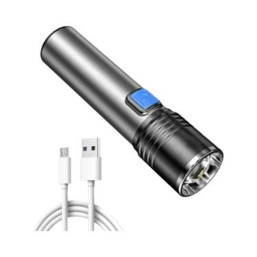 Imagem de Lanterna UV Recarregável USB 395nm Com Zoom Para Detecção De Urina De 