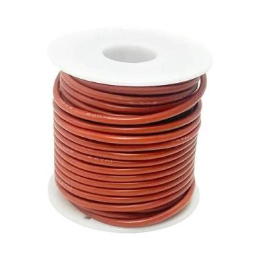 Imagem de Fio De Silicone Macio Resistente a Altas Temperaturas, Cabos Elétricos