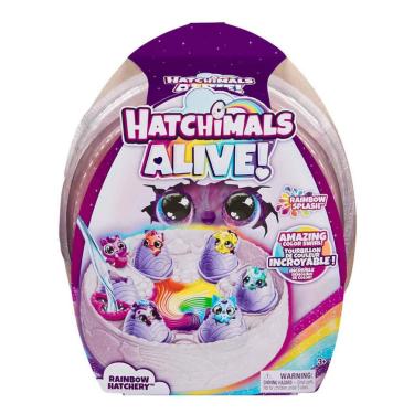 Imagem de Viveiro Arco-Íris com 6 Ovos Hatchimals Alive - Sunny 4003