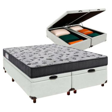 Imagem de Cama Box Bau + Colchão Casal D33 Iso100 Ortobom