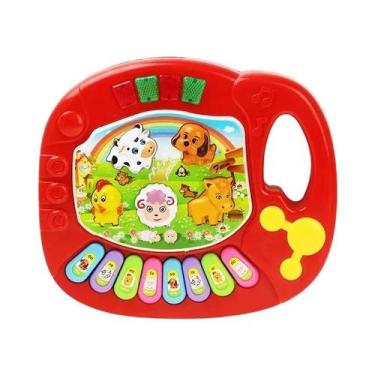 Imagem de Teclado De Piano Musical Para Crianças Com Sons De Animais, Instrument