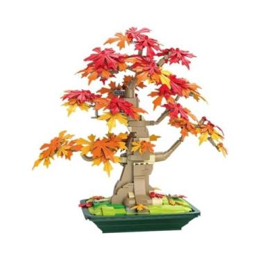Imagem de Blocos De Montar De Árvore De Bonsai De Bordo Para Meninas, Modelo De 