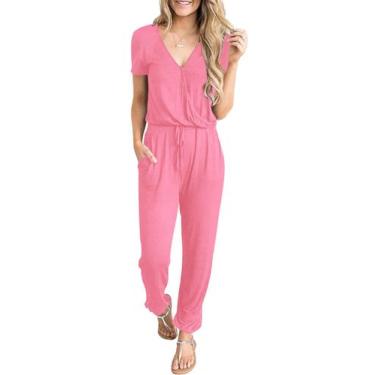 Imagem de Macacão Feminino PRETTYGARDEN 2025 Rosa Chá XL