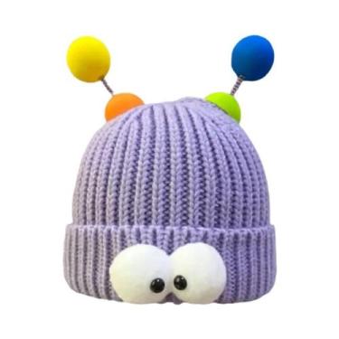 Imagem de Gorro De Inverno Feminino Quente E Confortável Com Estampa De Desenho 