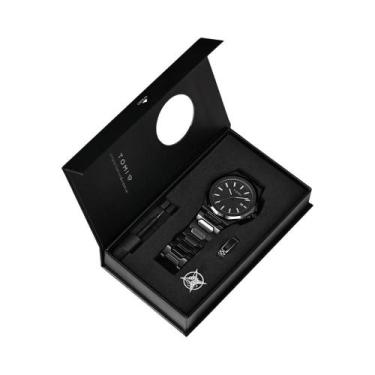 Imagem de Relógio De Quartzo Masculino Em Ouro Rosa Com Caixa De Presente TOMI L