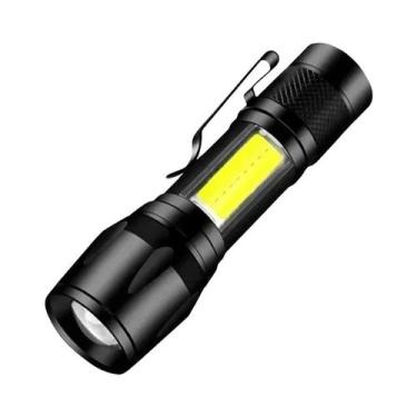 Imagem de Lanterna LED Recarregável De Alta Potência Com Zoom USB Para Camping, 