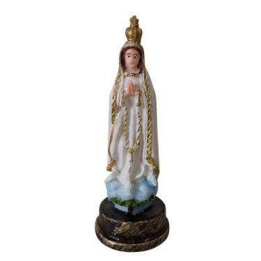 Imagem de Imagem de Nossa Senhora de Fátima em Resina 9 cm Pequena Mini Imagem C