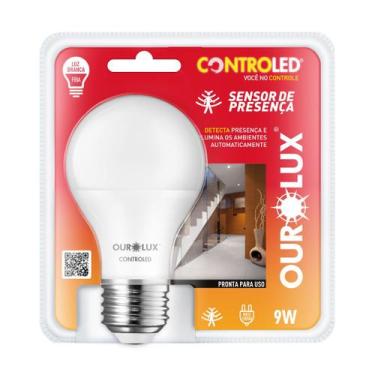 Imagem de Controled 9w sensor de presenca 6500k ourolux - Ouro Lux