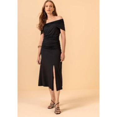 Imagem de Blusa Ombro A Ombro Com Recorte E Enfeite Metalizado-Feminino