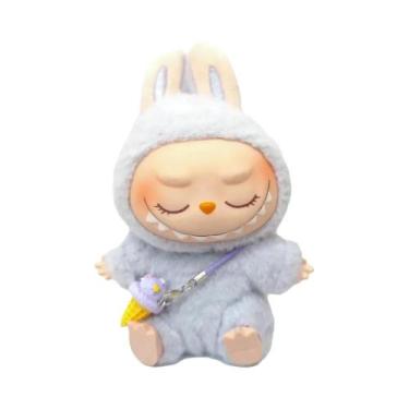 Imagem de Vestido Roxo Com Laço Para Boneca De Vinil Labubu De 15-17cm, Acessóri