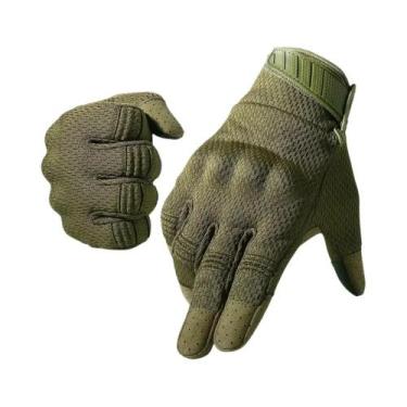 Imagem de Luvas Táticas De Dedo Inteiro Compatíveis Com Tela Sensível Ao Toque P