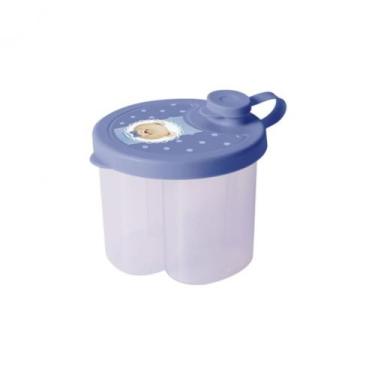 Imagem de Dosador De Leite Em Pó Com Divisórias 300ml Urso Azul - Plasutil