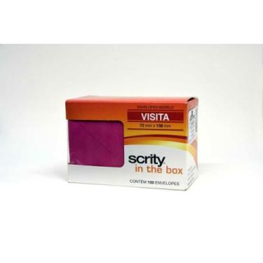 Imagem de Envelope Cartão de Visita 72x108 Pink Cancun 100un - Scrity