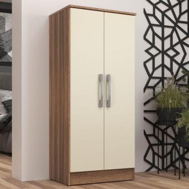 Imagem de Armário Multiuso 2 Portas Regente  Castanho/OffWhite