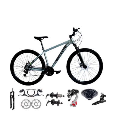 Imagem de Bicicleta Aro 29 Absolute Nero 5 Alumínio 24v Câmbios Shimano Freio Hidráulico K7 Garfo Comtrava Cinza 17
