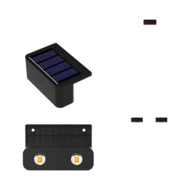 Imagem de Luminária Solar De Parede Externa À Prova d'Água Com 10, 8, 6 Ou 4 LED