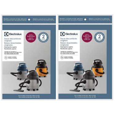 Imagem de 2 Kit 3 Sacos de aspirador de pó - Modelos A10S, A10T, A10 CleanCar, A13e GT2000 Produzidos Antes de 2010 (CSE09) Electrolux