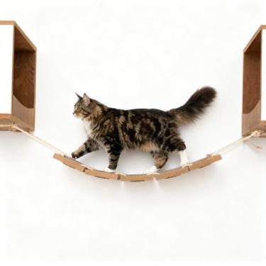 Imagem de Ponte Para Gatos MDF REFORÇADO Premium Playground Gatos Gatificação Br