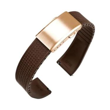 Imagem de Pulseira De Relógio Unissex Em Borracha Fluorada Tropic 18/19/20/21/22