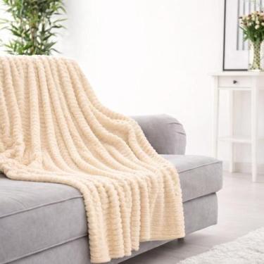 Imagem de Manta Casal Microfibra Soft Toque Aveludado e Suave Macia Coberta Maci