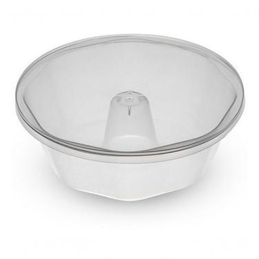 Imagem de Forma para Pudim Grande 500ML com 30 Unidades para Sobremesas Individuais Prata Higipack