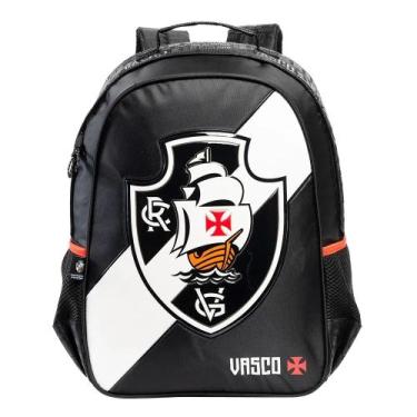 Imagem de Mochila Esportiva Juvenil Escolar Futebol Vasco força Jovem 16502 Ofic
