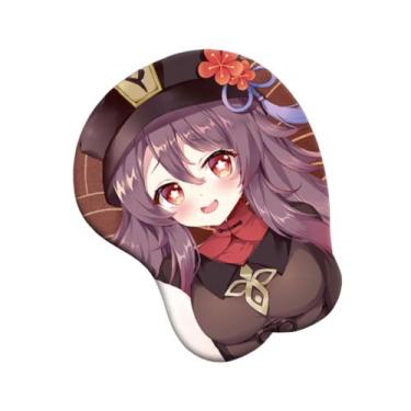 Imagem de Mouse pad Anime Genshins Impacts Hutao com apoio de pulso - yiweisai