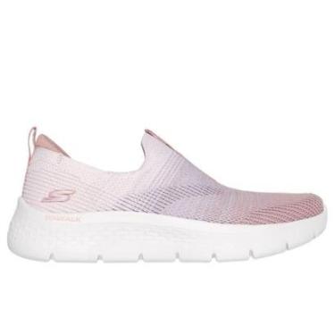 Imagem de Tênis Feminino Slip On Skechers Go Walk Flex 124827 Rosa-Feminino