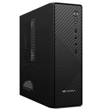 Imagem de Gabinete Slim C3-Tech DT-200BK, Fonte Flex 200W, Micro ATX, Mini DTX e