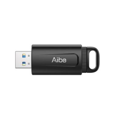 Imagem de Pen Drive USB Aiibe 256GB USB 3.0 Retrátil Preto