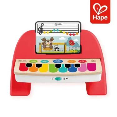 Imagem de Piano Infantil Brinquedo Educativo Mágico de Madeira com Magic Touch e