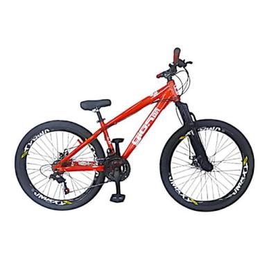 Imagem de BICICLETA GIOS 4 TRIX 21v - ARO 26, Vermelho, Branco, UNI