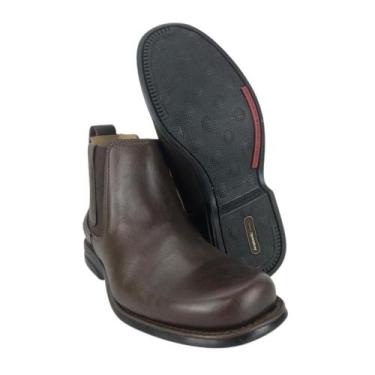 Imagem de Botina Country Masculina Original Anatomic Gel Couro Floater Brown - R