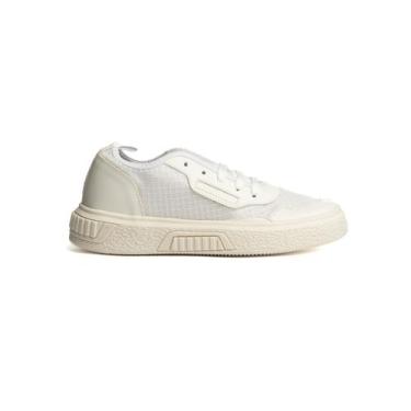 Imagem de Sapatênis Masculino AC Jeans Branco em Nylon e Couro  Solado Robusto C