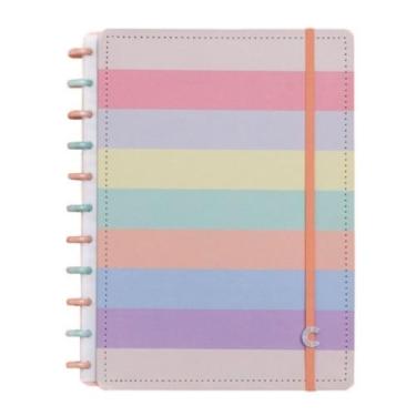Imagem de Caderno Inteligente Grande Arco Íris Pastel