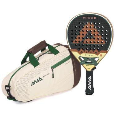 Imagem de Raquete De Padel Ama Sport Euro Pro Titan