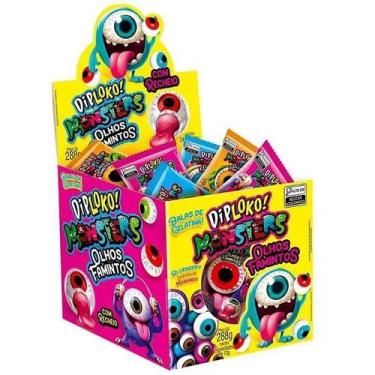 Imagem de Doce Olhos Famintos Recheado Display Com 24 - Danilla Foods