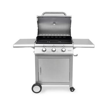 Imagem de Churrasqueira Com Carrinho Inox À Gás Suggar CH5001IX Bivolt