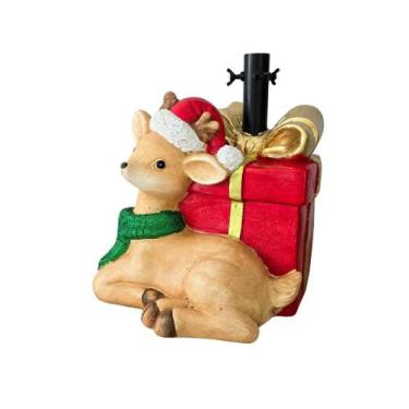 Imagem de Base- suporte para árvore de natal saco presentes - rena - Cromus, Alt
