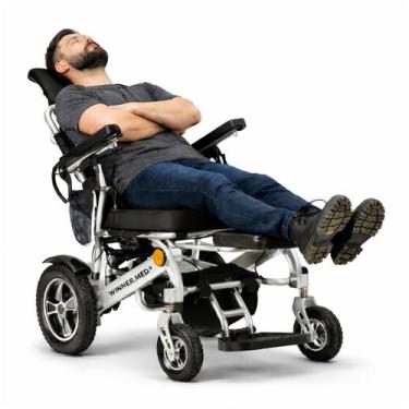 Imagem de Cadeira de Rodas Motorizada Winner.Med com Joystick Inteligente Dobráv