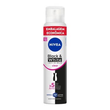 Imagem de Desodorante Aerosol Nivea Invisible Black & White Clear Feminino 48h 2